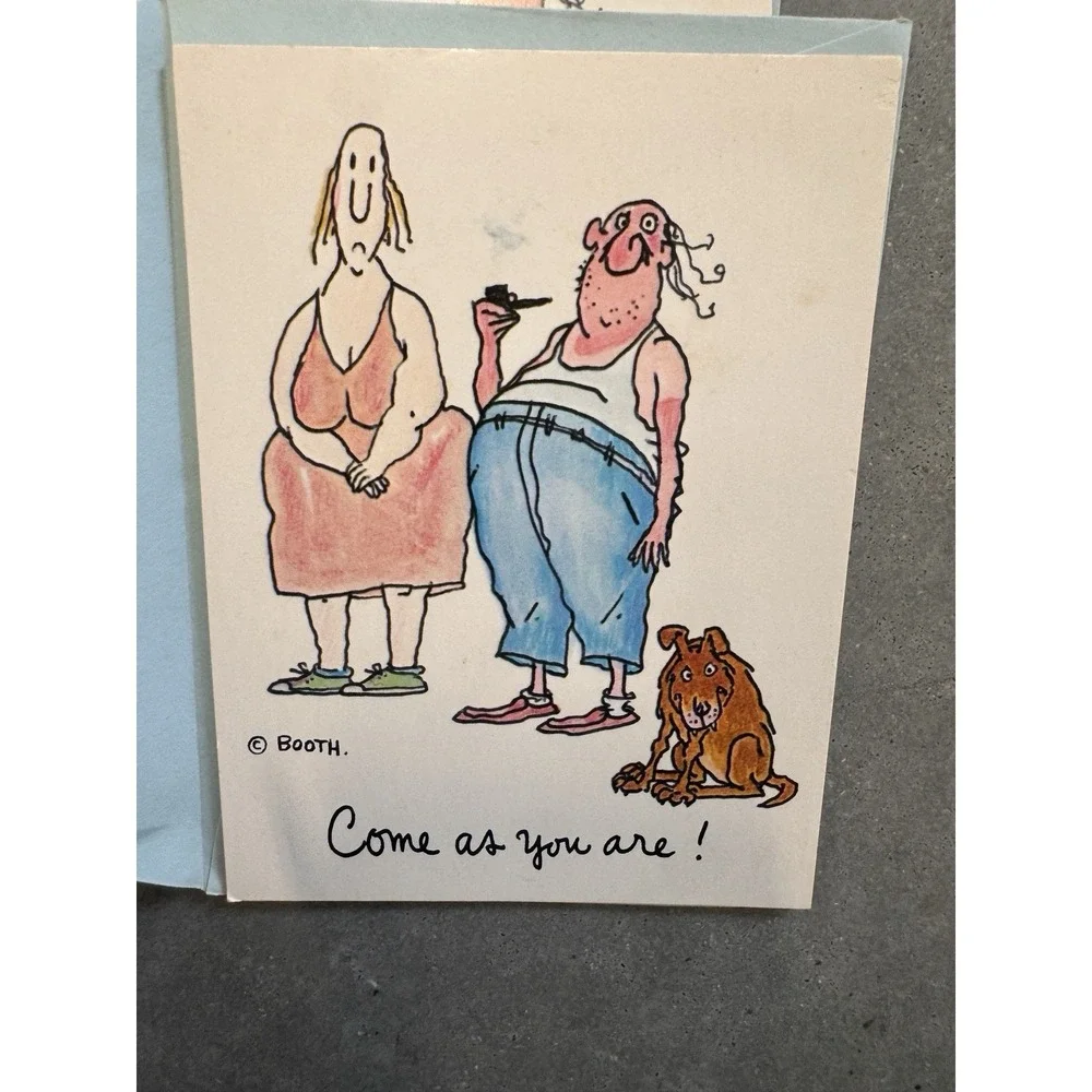 Vintage Party Invitation Card Lot Gangster Birds Humor Playing‎ Cards